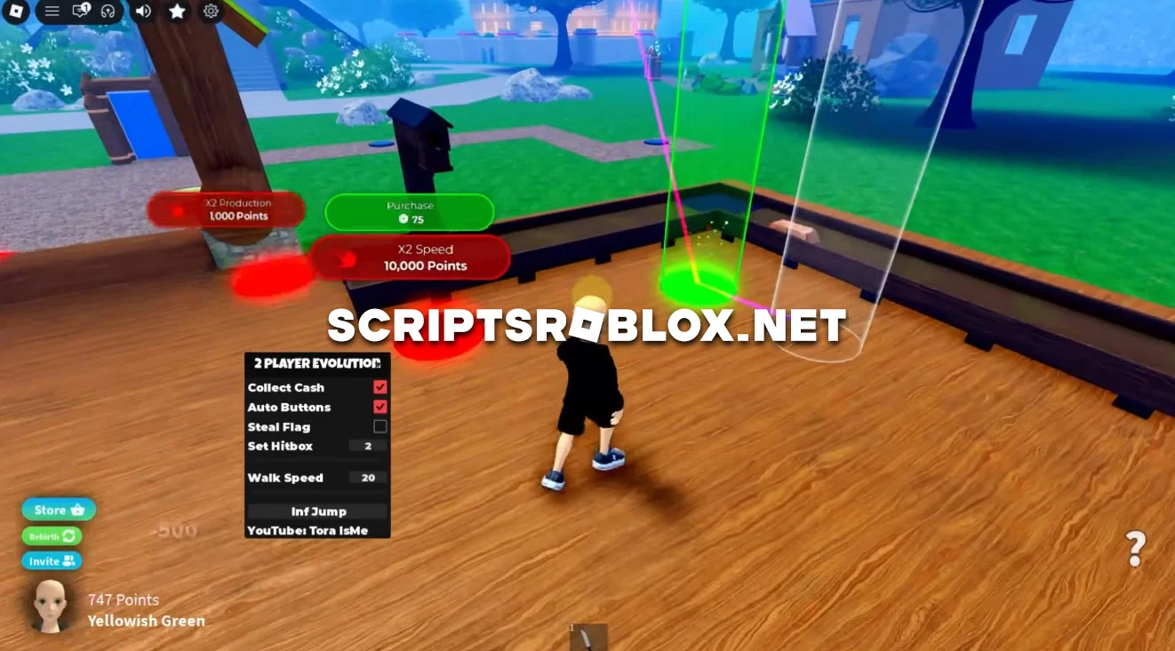 2 PLAYER Evolution Tycoon Script - Steal Flag, Auto Tycoon & More