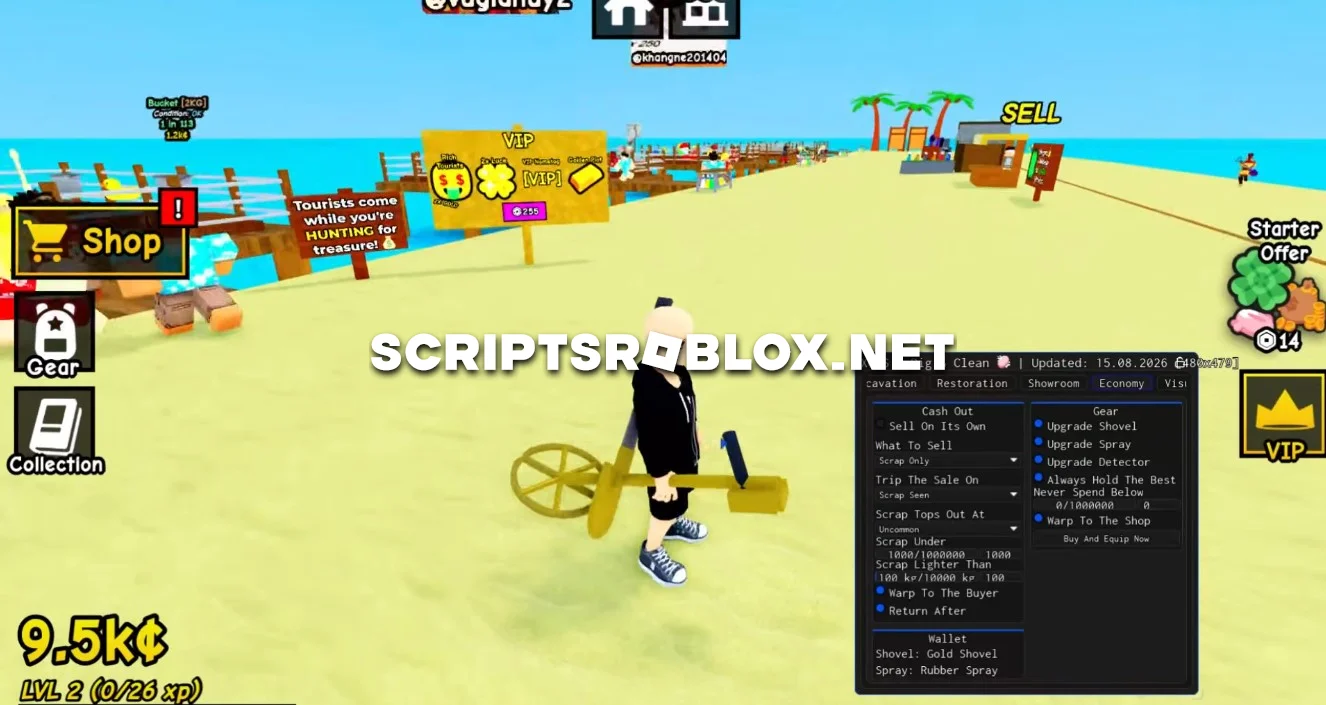 Dig & Clean Script - Auto Farm, Instant Clean, Find Rarity & More