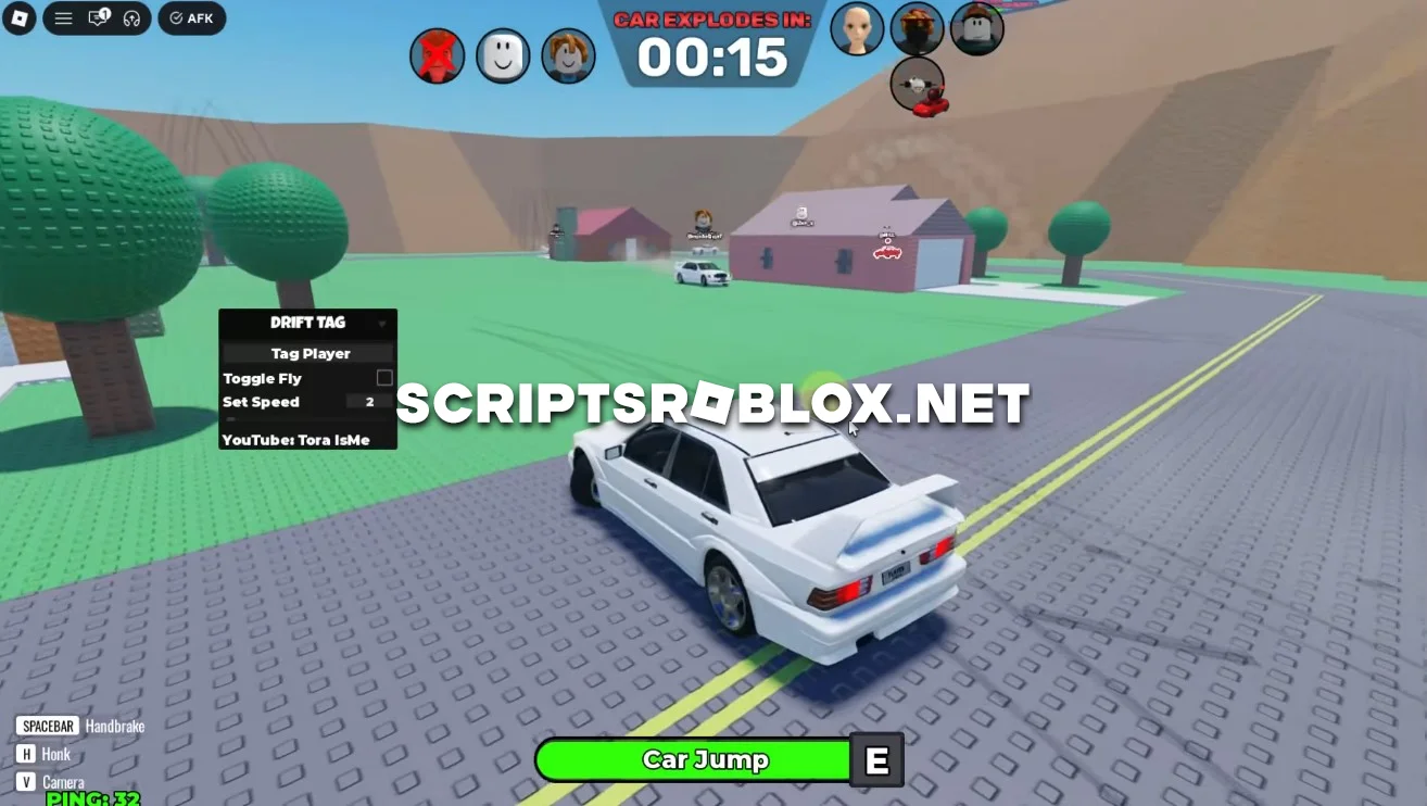 Roblox Drift Tag Script - Car Fly, Speed & Instant Tag