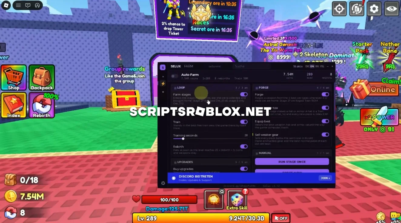 +1 Loot To Forge Script - Full Auto Farm, Buy Upgrades & More