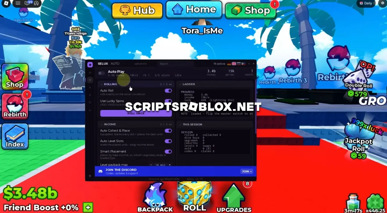 Anime Dice Script - Auto Play, Auto Dice, Auto Upgrade & More