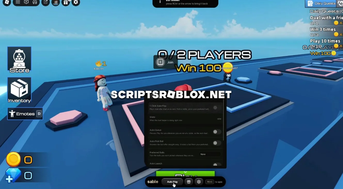 Ball VS Ball Script (2026) - Auto Play, Auto Queue, Aim & More