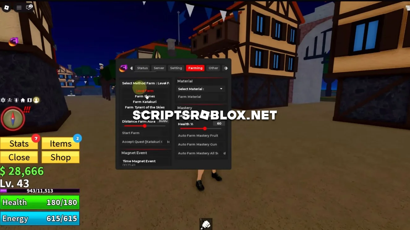 Blox Fruits Script (Gravity Hub) - Auto Farm, Auto Upgrade & More
