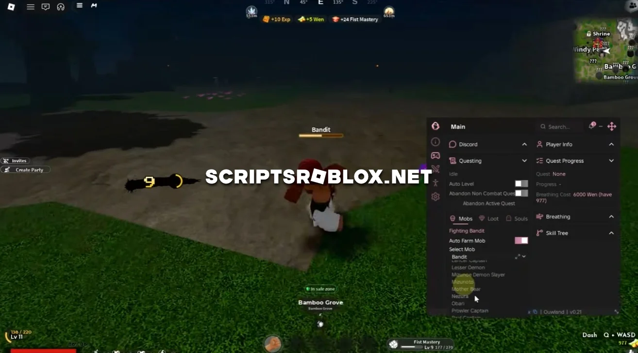 Slayers 2 Script - Auto Farm Mob, Auto Level, Auto Boss & More
