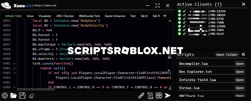 Xeno Executor - Free Keyless Roblox Executor for Windows