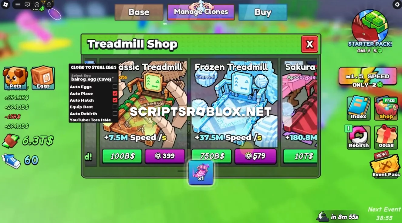 Clone to Steal Eggs Script - Auto Eggs, Auto Place & More